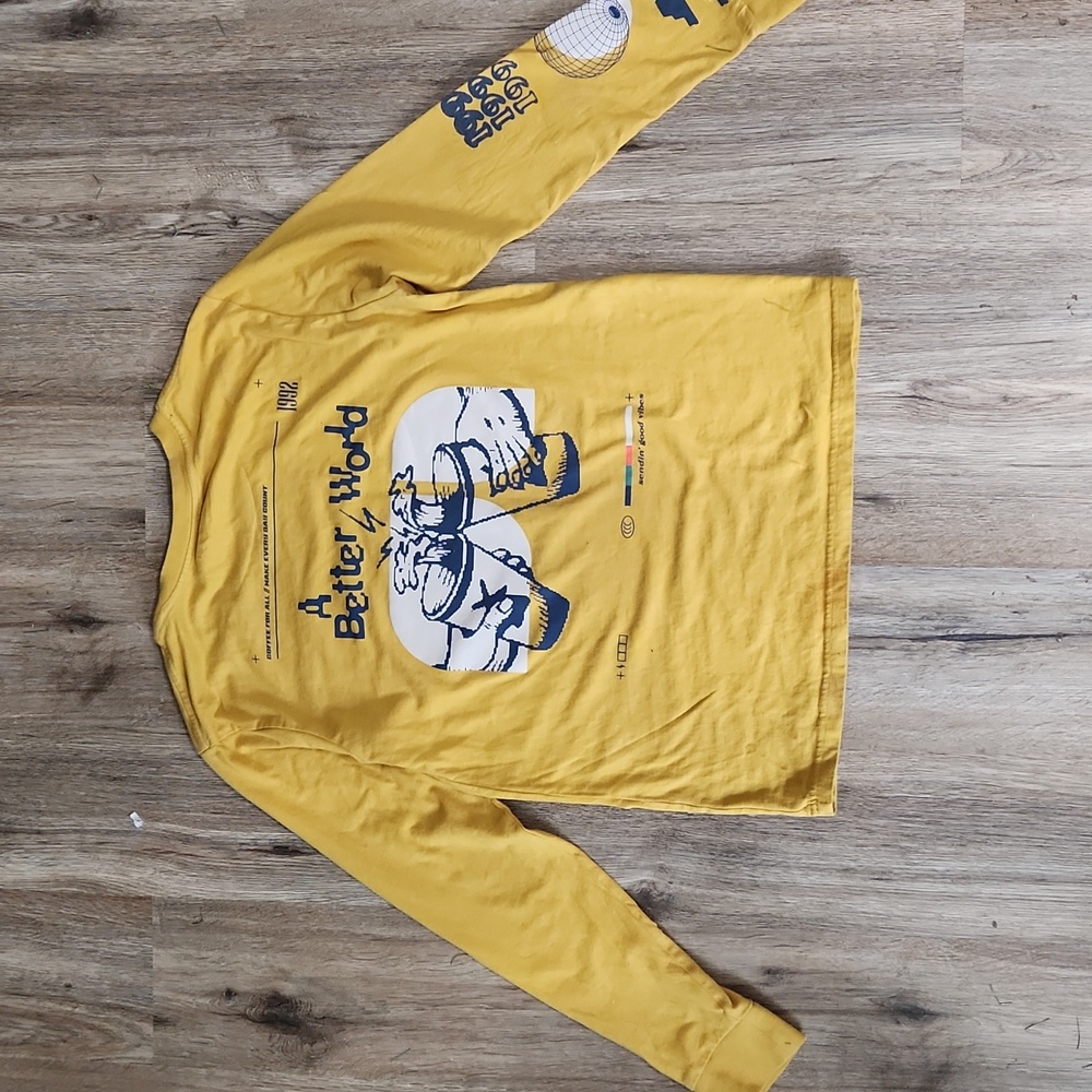 Dutch Bros medium yellow long sleeve